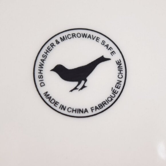 Anthropologie Mug K Initial Shaving Barber Cup Monogram White Black Boho 12 oz - Picture 8 of 10